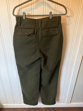 Irish Setter Men's Green Wool Blend Hunting Pants Size 31X31 Tagged 32X32 Richlu
